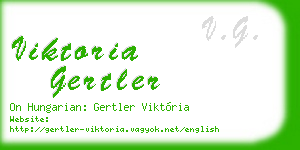 viktoria gertler business card